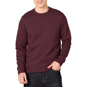 Amazon Essentials Men’s Crewneck Fleece Sweatshirt with Ribbing (Available in Big & Tall)(Burgundy)