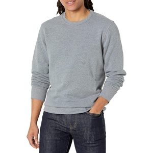 Amazon Essentials Men’s Crewneck Fleece Sweatshirt with Ribbing (Available in Big & Tall)(Light Heather Grey)
