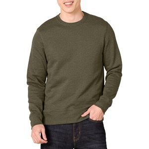 Amazon Essentials Men’s Crewneck Fleece Sweatshirt with Ribbing (Available in Big & Tall)(Olive Heather)