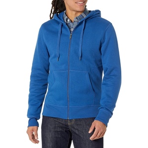 Amazon Essentials Men’s Full-Zip Fleece Hoodie Sweatshirt (Available in Big & Tall)(Blue)