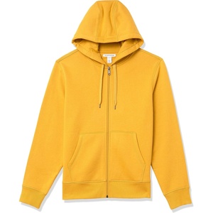Amazon Essentials Men’s Full-Zip Fleece Hoodie Sweatshirt (Available in Big & Tall)(Gold)