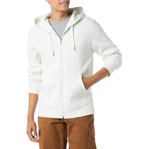 Amazon Essentials Men’s Full-Zip Fleece Hoodie Sweatshirt (Available in Big & Tall)(Light Grey)
