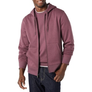 Amazon Essentials Men’s Full-Zip Fleece Hoodie Sweatshirt (Available in Big & Tall)(Purple)
