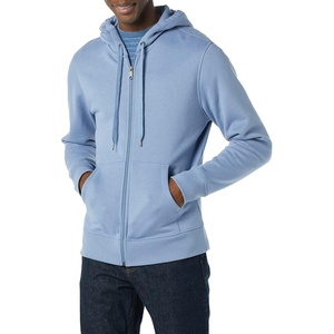 Amazon Essentials Men’s Full-Zip Fleece Hoodie Sweatshirt (Available in Big & Tall)(Slate Blue)