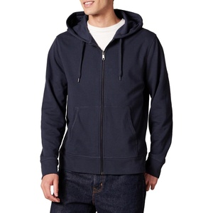 Amazon Essentials Men’s Lightweight French Terry Full-Zip Hoodie(Dark Navy)