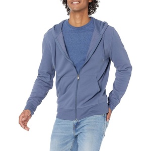 Amazon Essentials Men’s Lightweight French Terry Full-Zip Hoodie(Indigo)