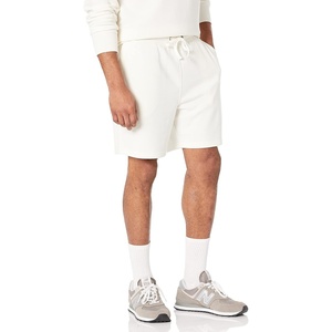 Amazon Essentials Men’s Lightweight French Terry Relaxed Fit Sweat Shorts with Drawstring (Available in Big & Tall)(Eggshell White)