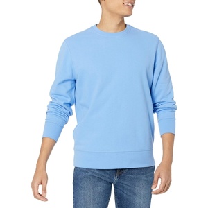 Amazon Essentials Men’s Long-Sleeve Lightweight French Terry Crewneck Sweatshirt(French Blue)