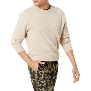 Amazon Essentials Men’s Long-Sleeve Lightweight French Terry Crewneck Sweatshirt(Oatmeal Heather)