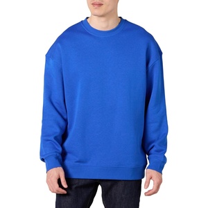 Amazon Essentials Men’s Oversized-Fit Crewneck Sweatshirt (Available in Big & Tall)(Bright Blue)