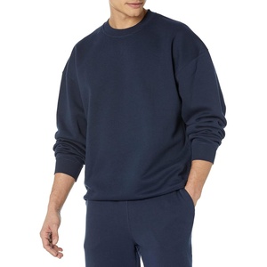 Amazon Essentials Men’s Oversized-Fit Crewneck Sweatshirt (Available in Big & Tall)(Navy)