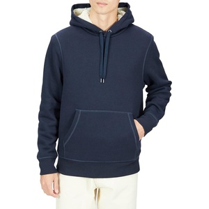 Amazon Essentials Men’s Regular Fit Sherpa-Lined Pullover Hoodie(Navy)