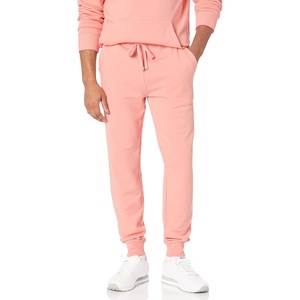 Amazon Essentials Men’s Relaxed Fit Jogger Pants, Lightweight French Terry Loungewear(Peach)