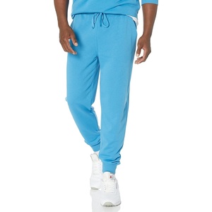 Amazon Essentials Men’s Relaxed Fit Jogger Pants, Lightweight French Terry Loungewear(Turquoise Blue)