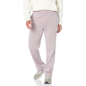 Amazon Essentials Men’s Relaxed Straight Leg Fleece Open Bottom Sweatpant (Available in Big & Tall)(Dusty Lilac)
