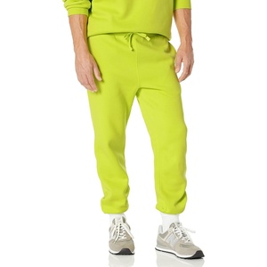 Amazon Essentials Men’s Relaxed-Fit Sweatpants with Drawstring Waist, Closed-Bottom(Lime Green)