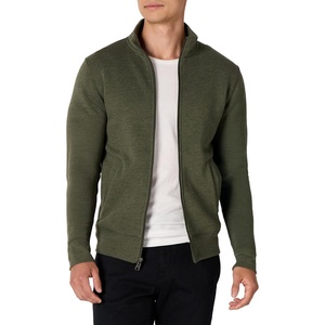 Amazon Essentials Men’s Standard Full-Zip Fleece Mock Neck Midweight Sweatshirt with Pockets(Olive Heather)