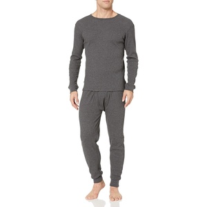 Amazon Essentials Men’s Thermal Waffle Knit Long Johns Underwear Set for Cold Weather, Multipacks(Charcoal Grey)
