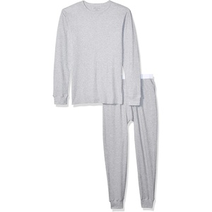 Amazon Essentials Men’s Thermal Waffle Knit Long Johns Underwear Set for Cold Weather, Multipacks(Heather Grey)