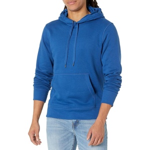 Amazon Essentials mens Fleece Pullover Hooded Sweatshirt(Blue)
