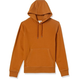 Amazon Essentials mens Fleece Pullover Hooded Sweatshirt(Nutmeg)