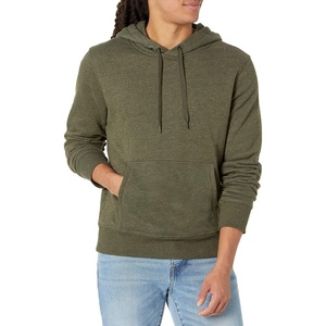 Amazon Essentials mens Fleece Pullover Hooded Sweatshirt(Olive Heather)