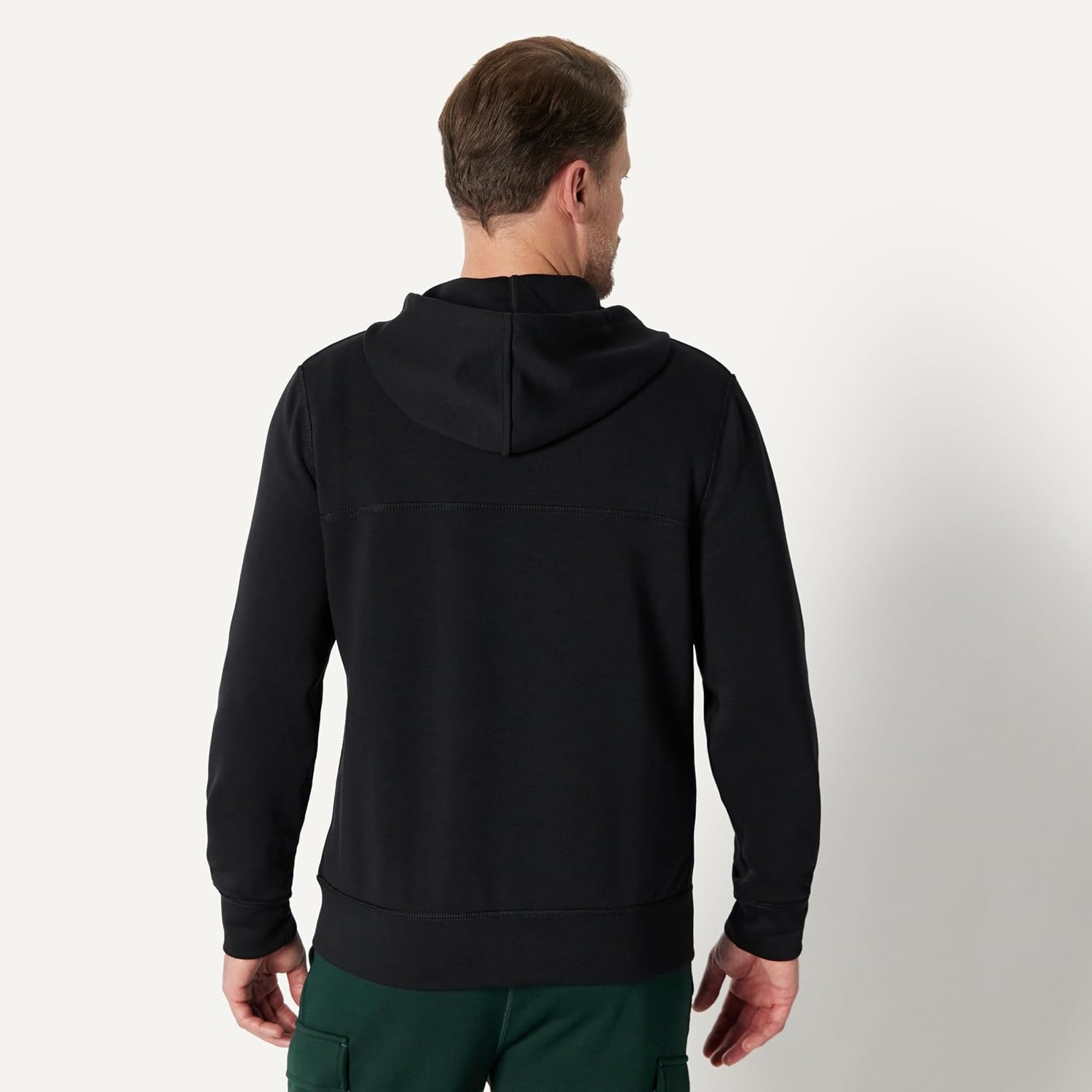 image:imageAmazon Essentials Active Mens Active RelaxedFit Zip Through HoodieBlack