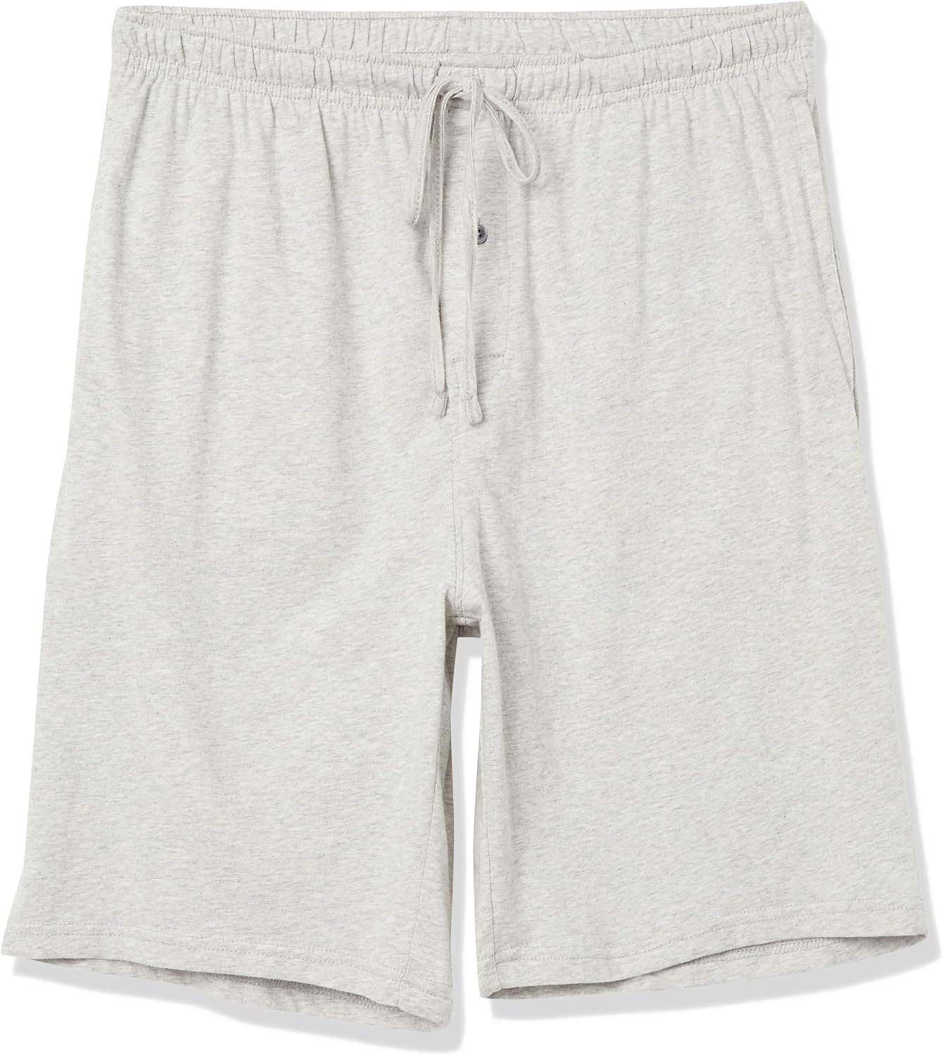 image:imageAmazon Essentials Mens 9 Knit Pajama Shorts with Elastic Waist and Drawstring Loungewear Available in Big amp TallLight Gray Heather