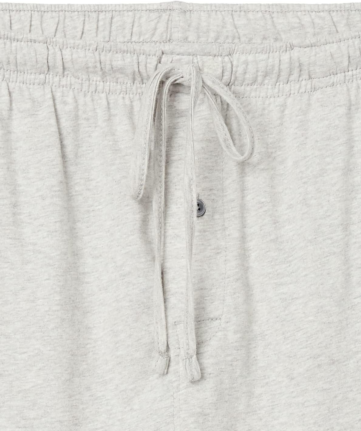 image:imageAmazon Essentials Mens 9 Knit Pajama Shorts with Elastic Waist and Drawstring Loungewear Available in Big amp TallLight Gray Heather