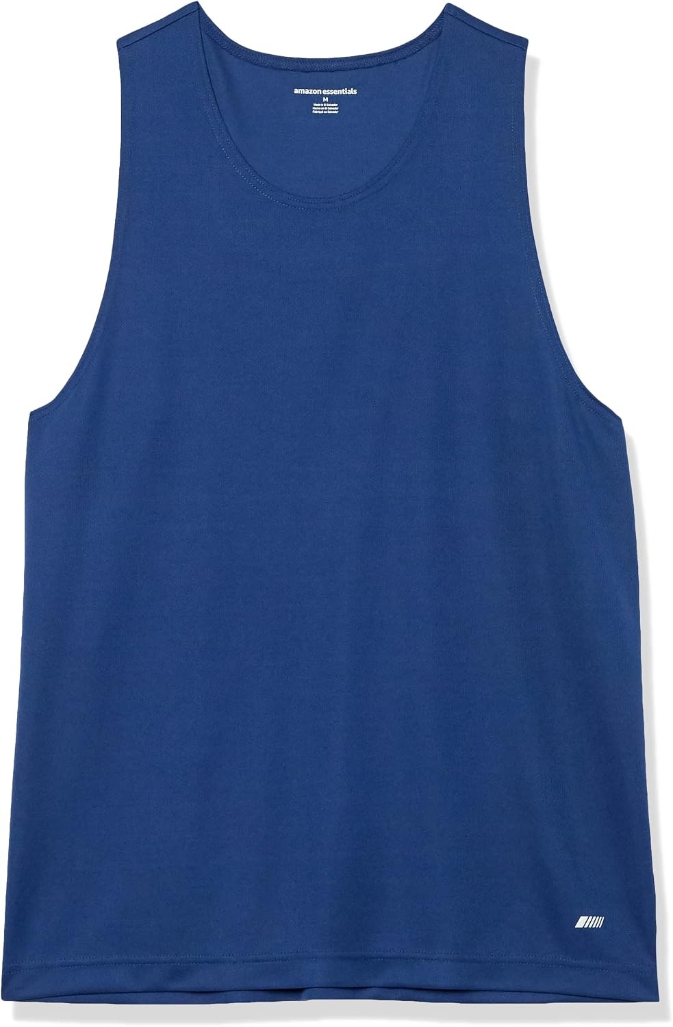 image:imageAmazon Essentials Mens Active Performance Tech Racerback TankNavy