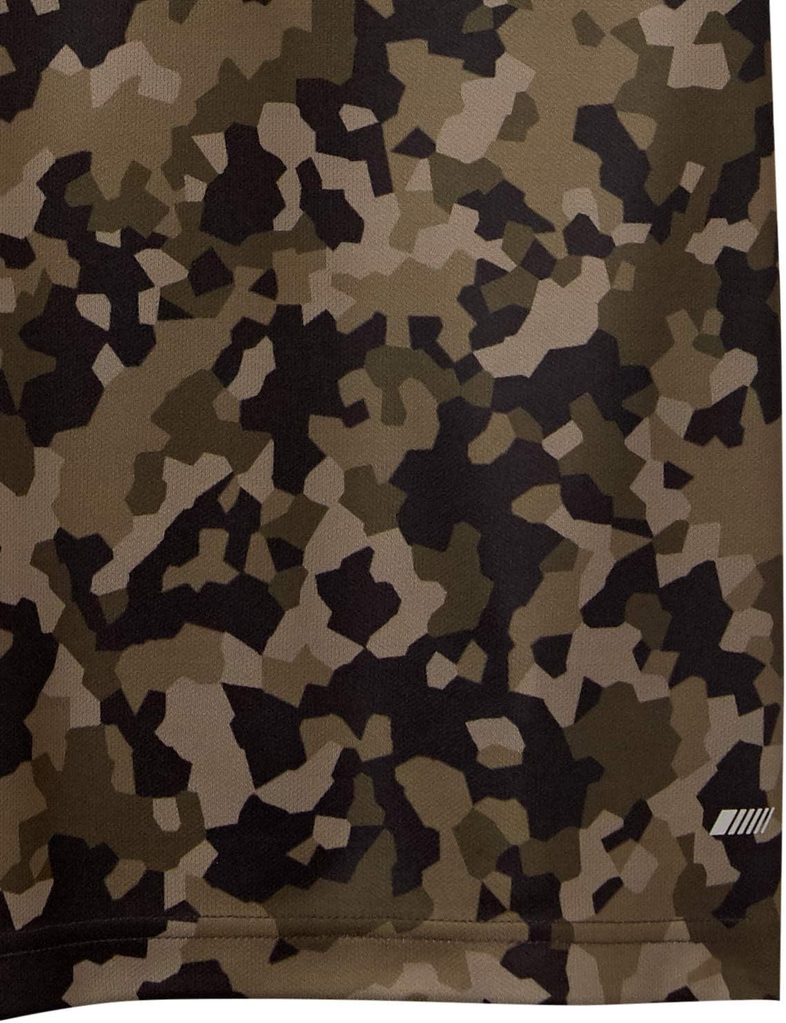 image:imageAmazon Essentials Mens Active Performance Tech TShirt Discontinued Colors Pack of 2Olive Geo CamoBlack
