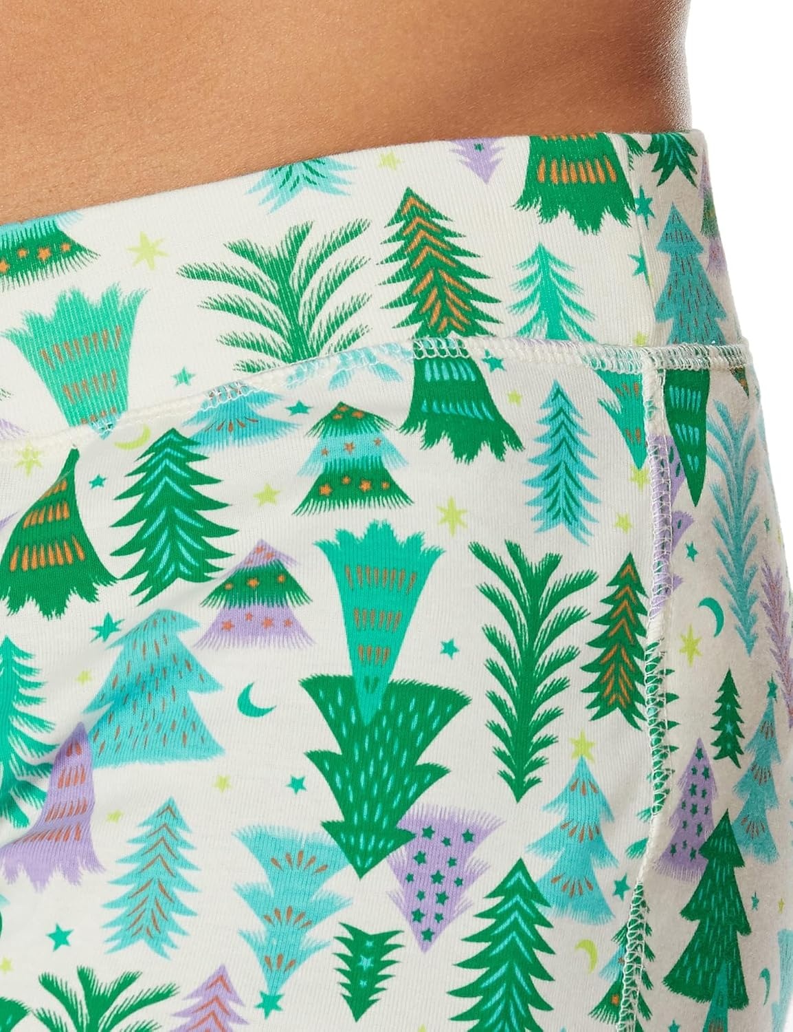 image:imageAmazon Essentials Mens Knit Pajama SetEcru Festive Tree