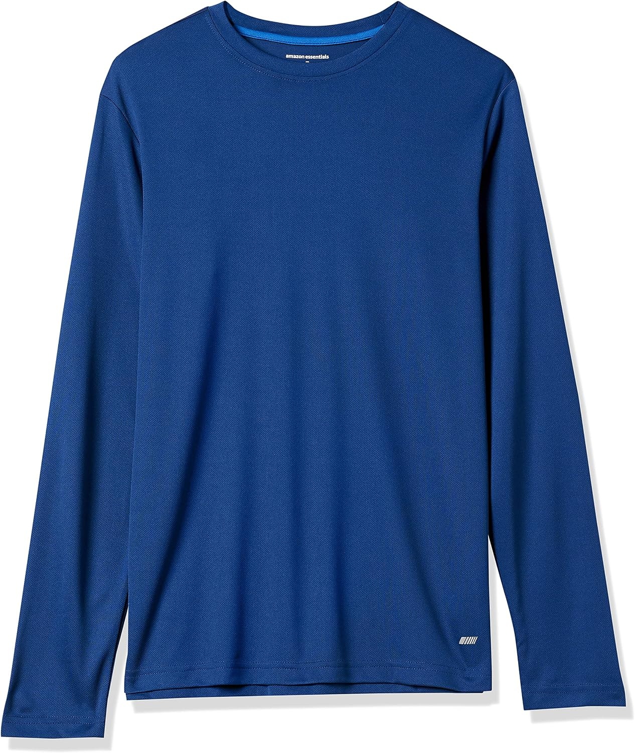 image:imageAmazon Essentials Mens Long Sleeve Moisture Wicking Performance Tech Workout Crew Neck TShirtNavy