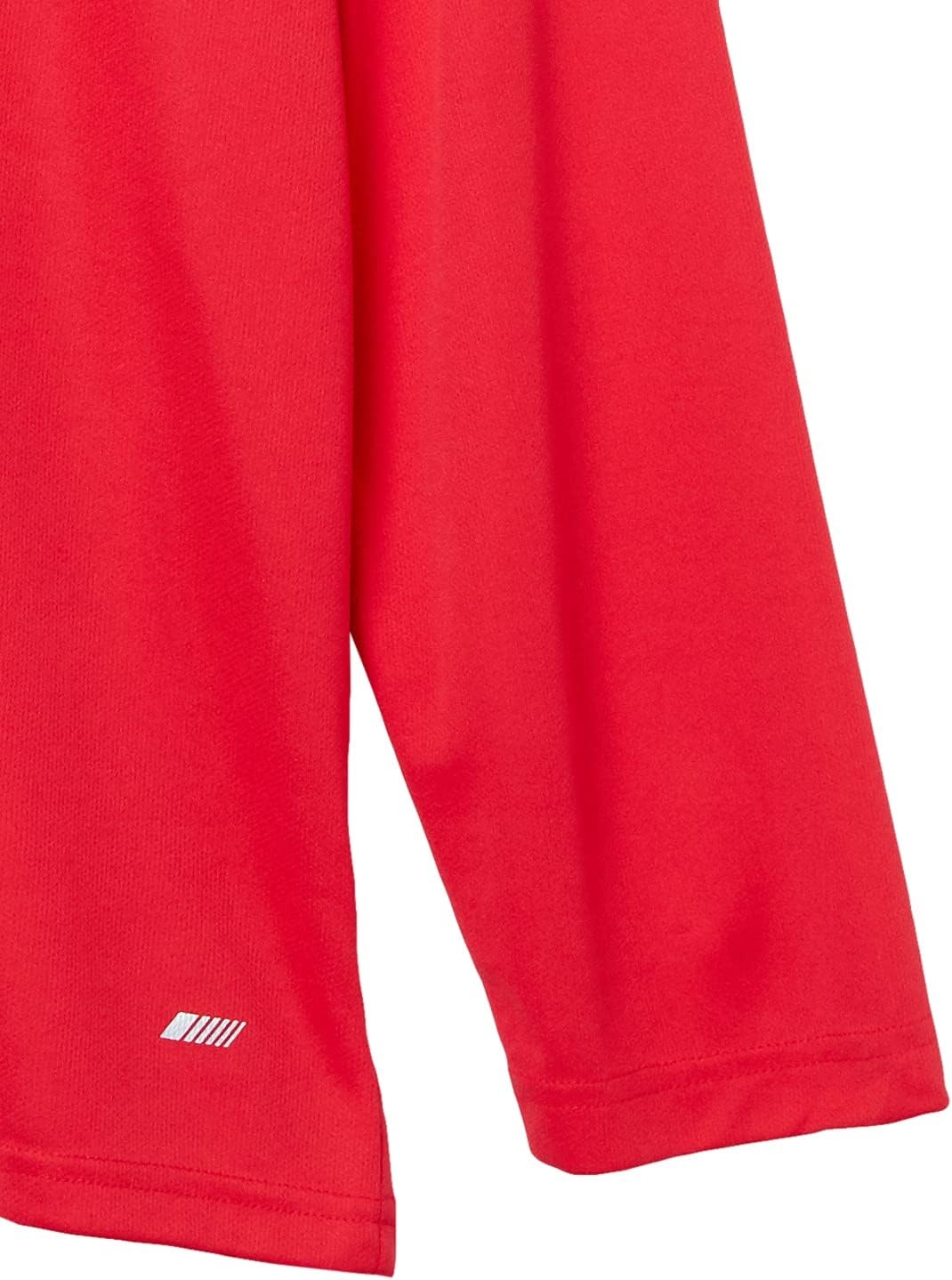 image:imageAmazon Essentials Mens Long Sleeve Moisture Wicking Performance Tech Workout Crew Neck TShirtRed
