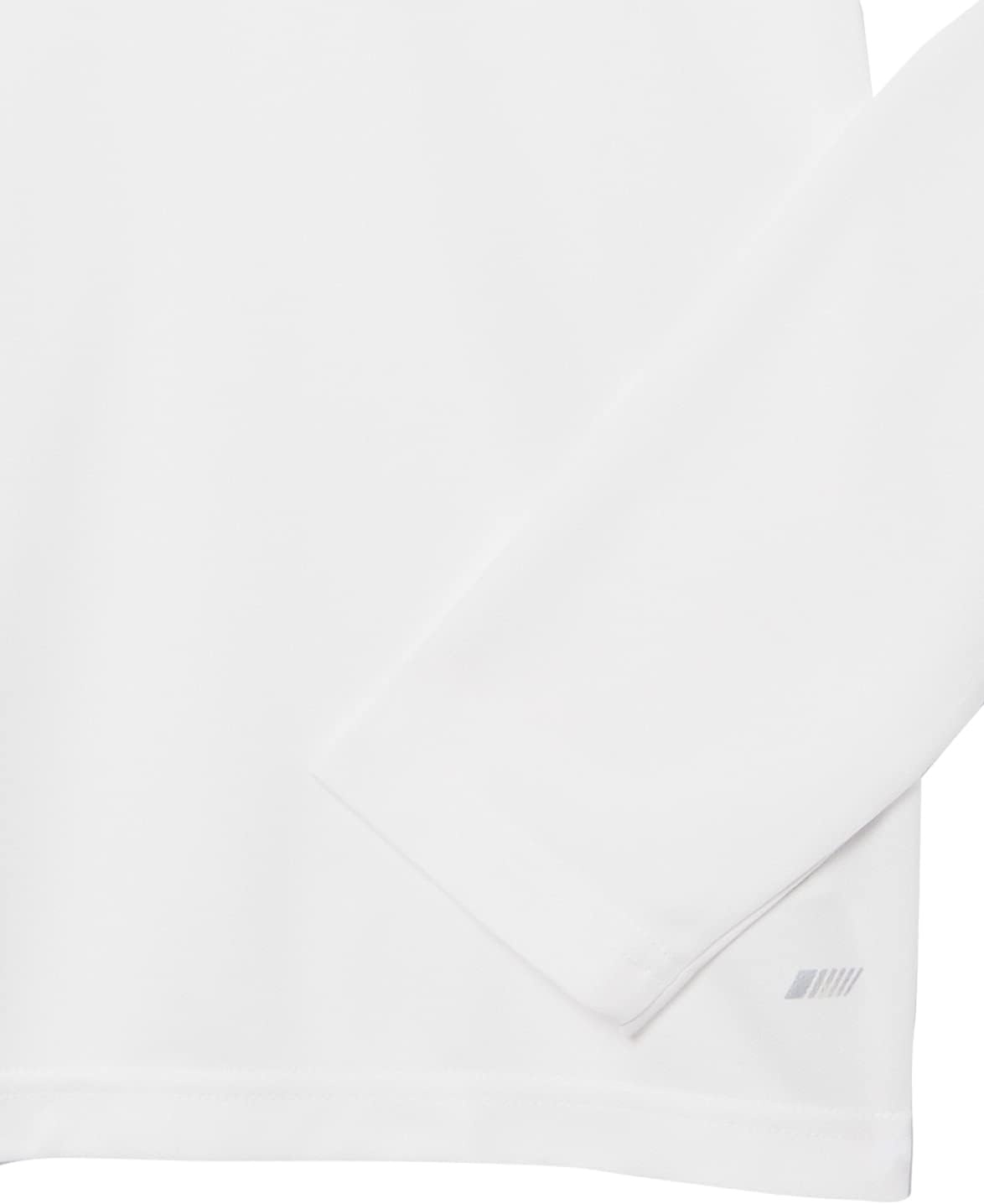 image:imageAmazon Essentials Mens Long Sleeve Moisture Wicking Performance Tech Workout Crew Neck TShirtWhite