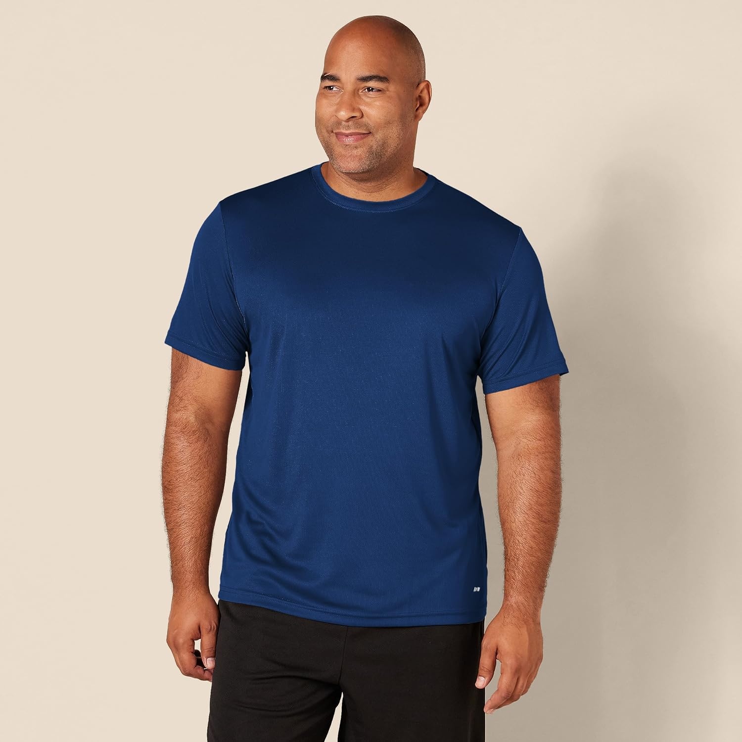 image:imageAmazon Essentials Mens Moisture Wicking Breathable Active Performance Tech Gym TShirtsNavyRed