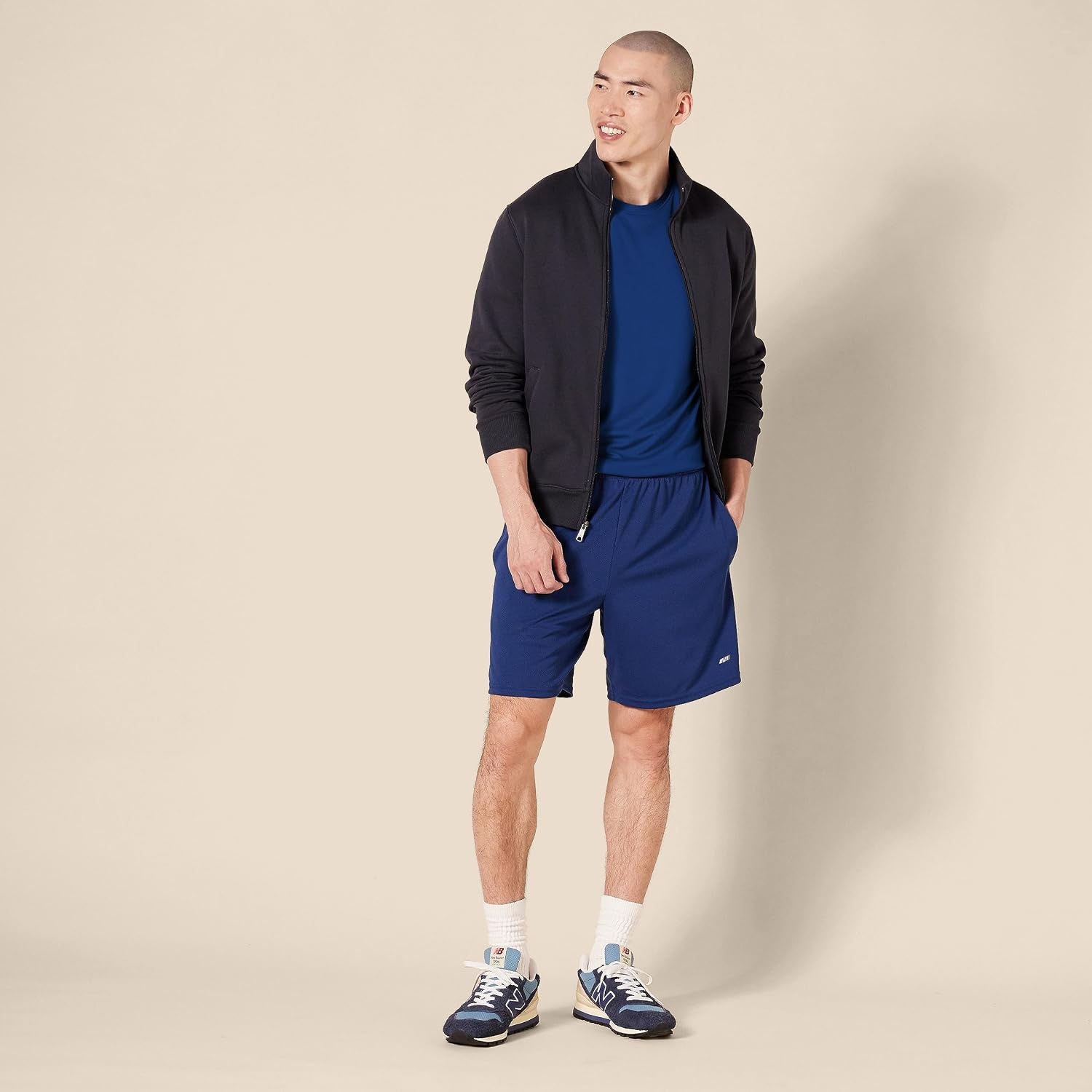 image:imageAmazon Essentials Mens Moisture Wicking Breathable Active Performance Tech Gym TShirtsRoyal BlueNavy