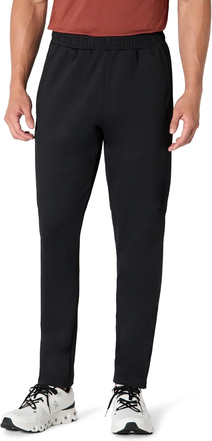 image:imageAmazon Essentials Mens Performance Stretch Training Jogger PantBlack