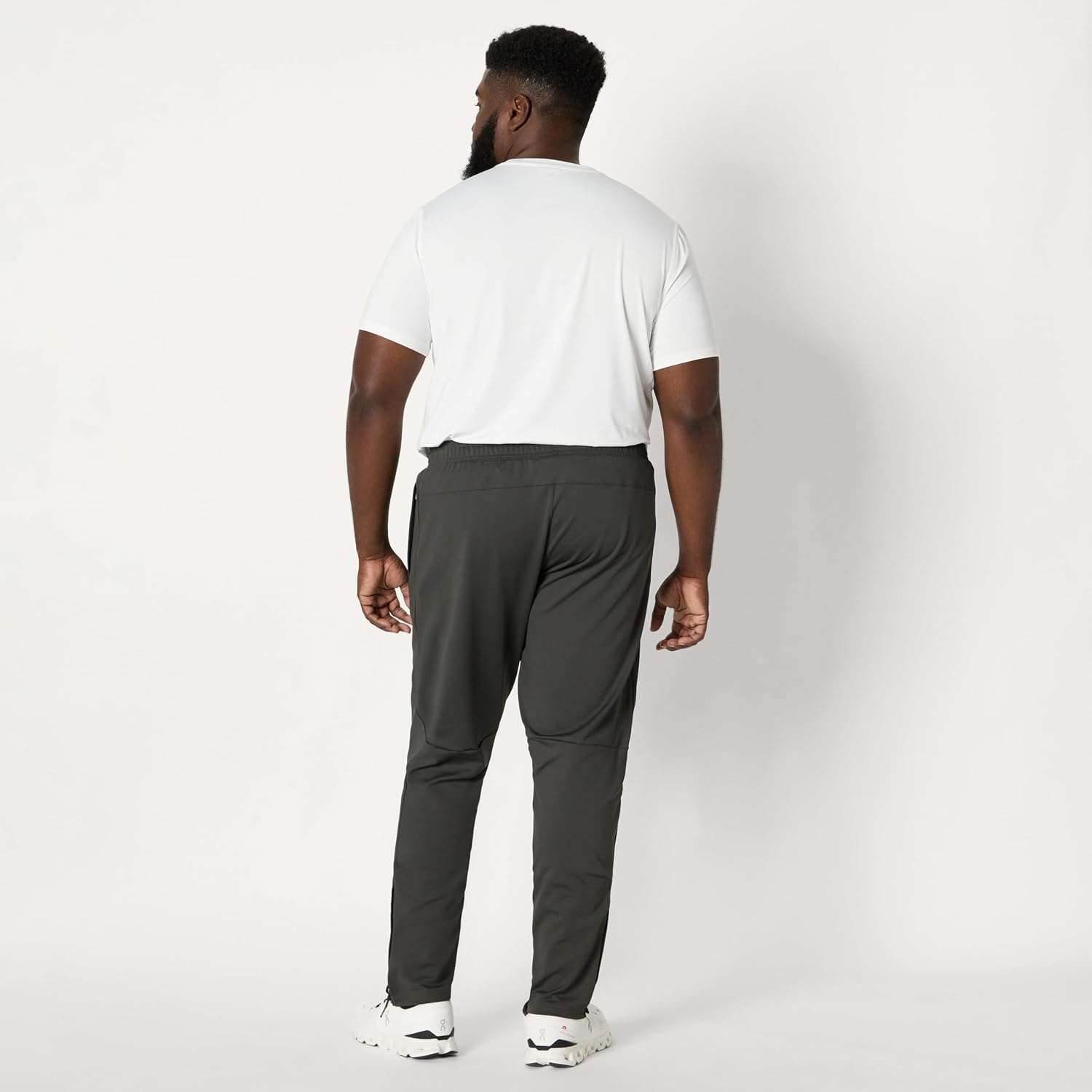 image:imageAmazon Essentials Mens Performance Stretch Training Jogger PantCharcoal