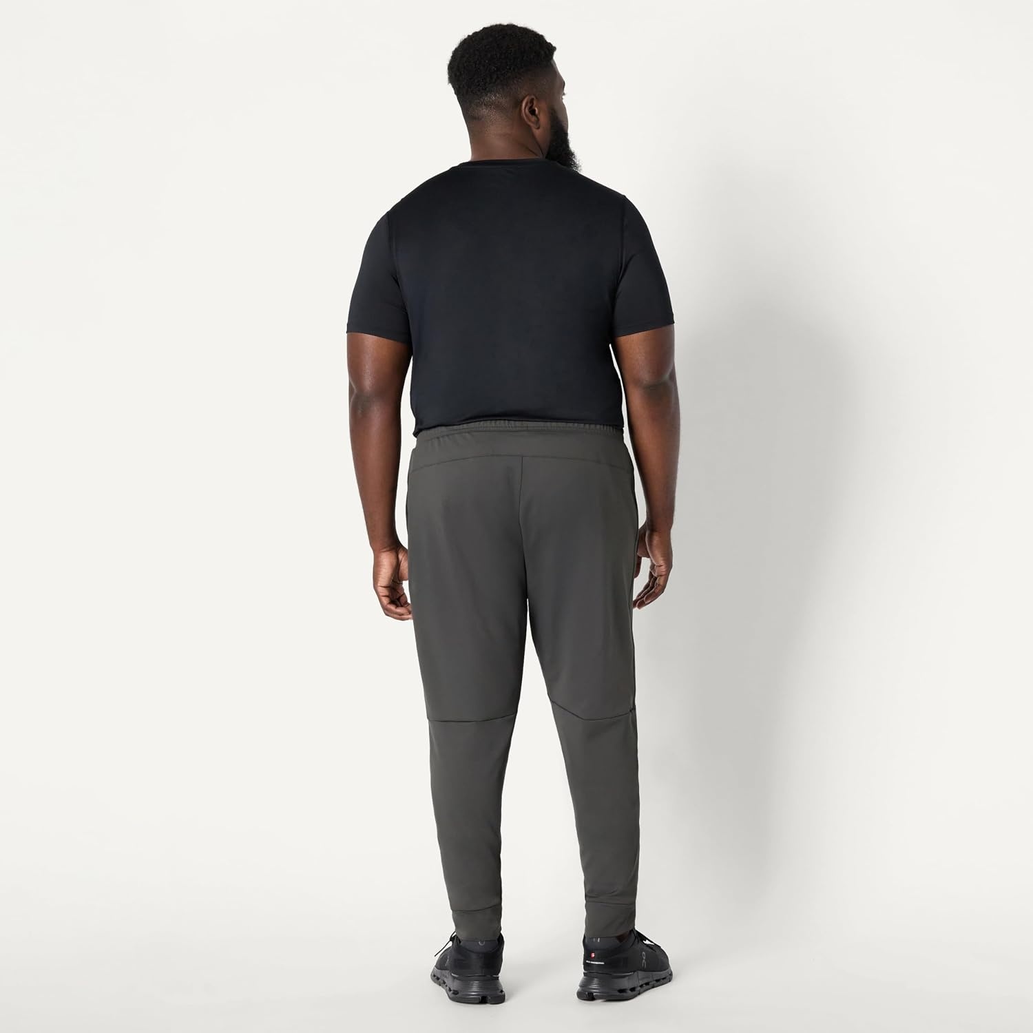 image:imageAmazon Essentials Mens Performance Stretch Training Jogger PantCharcoal