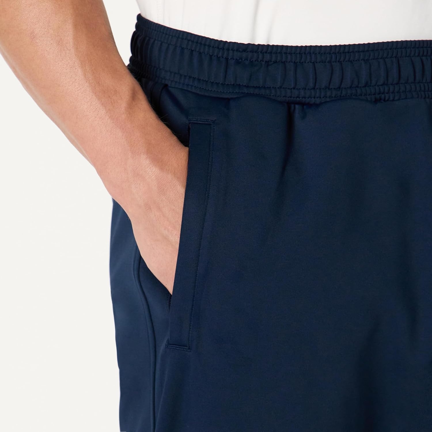 image:imageAmazon Essentials Mens Performance Stretch Training Jogger PantNavy
