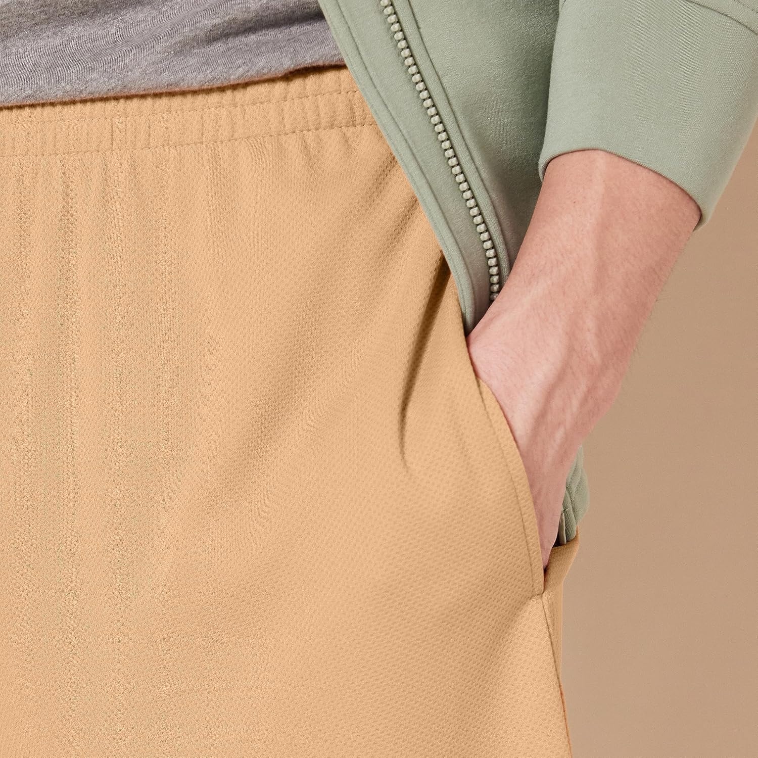 image:imageAmazon Essentials Mens Performance Tech LooseFit Shorts Discontinued Colors Pack of 2BlackCamel