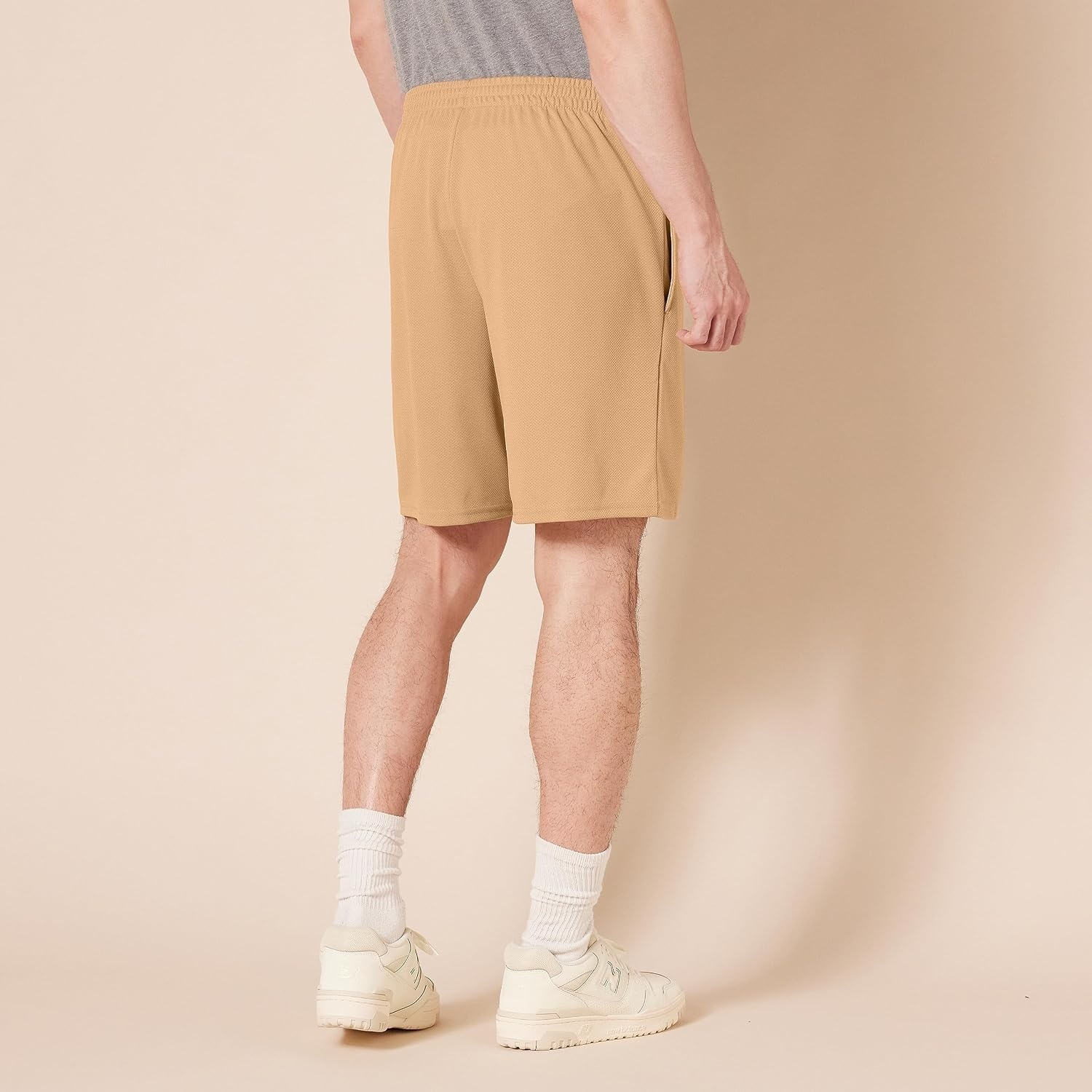 image:imageAmazon Essentials Mens Performance Tech LooseFit Shorts Discontinued Colors Pack of 2BlackCamel
