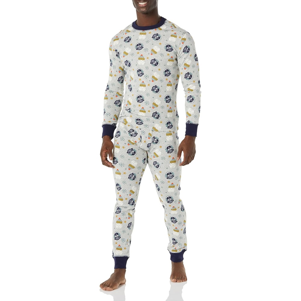 image:imageAmazon Essentials Disney Marvel Star Wars Mens SnugFit Cotton Pajama Sleep SetsStar Wars Winter