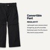Amazon Essentials Active Boys’ Water Repellent Regular Fit Active Hiking Outdoor Pants(Black)