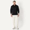 Amazon Essentials Active Men’s Active Relaxed-Fit Zip Through Hoodie(Black)