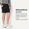Amazon Essentials Active Men’s Active Sweat Athletic Shorts(Black)