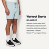 Amazon Essentials Active Men’s Active Sweat Athletic Shorts(Light Blue)