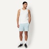 Amazon Essentials Active Men’s Active Sweat Athletic Shorts(Light Blue)