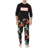Amazon Essentials Disney | Marvel | Star Wars Men’s Flannel Pajama Sleep Sets(Marvel Avengers)